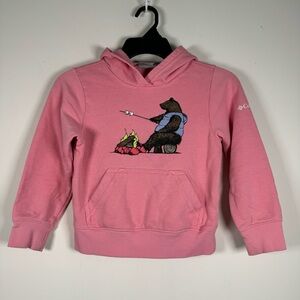 Columbia pink kids hoodie size XS (6/7)